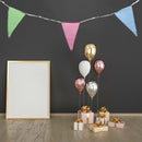 Multicolor Polyester Bunting Banner Double Sided Indoor/ Outdoor Party