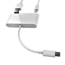 4 in 1 8 Pin Male to USB/TF/Memory Card/8 Pin Female OTG Camera Card Reader