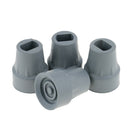 4x Rubber Walking Stick Tip Feet Trekking Pole Bottom Crutch Canes Protector