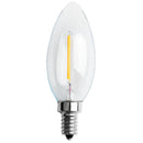 Dimmable E12 2W COB Edison Candle Flame Filament LED Light Bulb Lamp 10*3.5 D1Z5