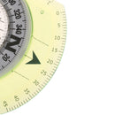 1pc Outdoor Compass Baseplate Ruler Map Scale Compass Directional Cross-countr3C