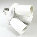 3 in 1 E27 LED Lamp Light Bulb Socket Splitter Holder Converter for Softbox