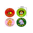 500Pcs/roll Cute Animals Reward Stickers Kids Motivational Students StickSEAU