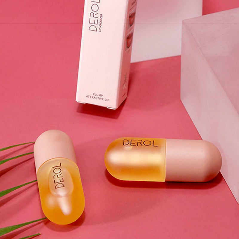 Shiny Lip Enhancer Moisturizing Liquid Lipstick Oil Lip Plumper Botanical  Top