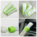 New DIY Plastic Car Air Conditioning Vent Blinds Cleaning Brush Double Ende