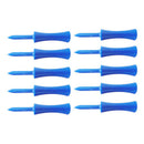 100pcs Plastic Step Down Golf Tees Graduated Castle Height Control Blue 68mm-AU
