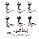 6 Pieces Metal Electric Guitar Tuning Pegs Keys 6R