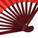 China fan fan fan dance sub blank silk silk fan,gules Red