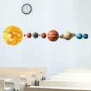 Planets Removable PVC Wall Stickers Waterproof Kids Bedroom Decor Decals