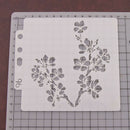 Reusable flowers Stencil Airbrush Art DIY Home Decor Scrapbooking Album Craft  Z