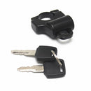 Black Motorcycle Helmet Anti-theft Lock Security for Motorcycle 7/8" 22mm