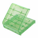 Pack of 9 PCS AA / AAA Battery Storage Hard Case Box -Green