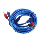 Car Stereo Videos Radios Cables 2-Male To 2-Male Audios Cables Connectors 4.5m