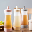 5X(Squeeze Bottle Kitchen Accessories Gravy Boat Plastic Sauce Vinegar Oil R1U7)