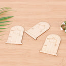 5pcs Wooden Christmas Fairy Door Embellishments Craft Ornaments##FBJBTOCA