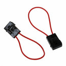 30A Wire In-line Fuse Holder Block Black Red for Car Boat Truck 20pcs M2A6