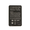 Replacement BP808 Travel USB Charger For Digital Camera