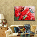 5D DIY Full Drill Diamond Painting Tulip Butterfly Embroidery Cross Stitch