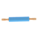 Nonstick Craft Rolling Pin Fondant Sugarcraft Dumpling Wrappers Baking Blue