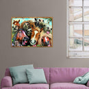 5D DIY Full Drill Diamond Painting Cross Stitch Embroidery Kit (Horse06)