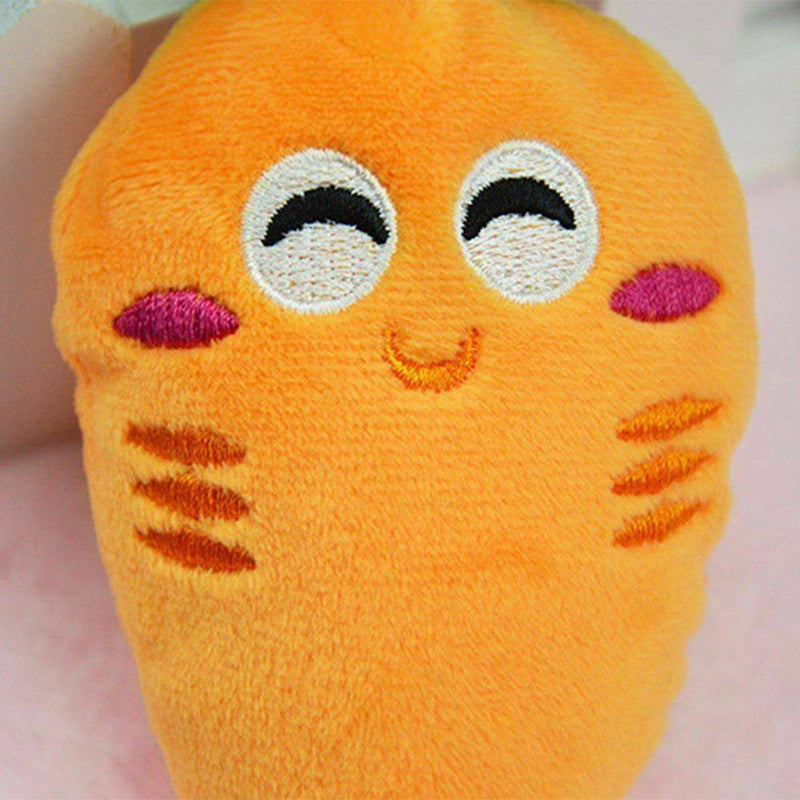 Cute Carrot Plush Chew Squeaker Cute Puppy Pet Supplies Sound Squeaky Dog Toys