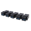 5 Pack USB 3.0 Type A Female to Female Adapter Coupler Changer Connector