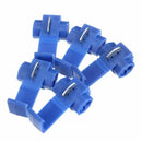 50 x Blue  Lock Wire Connectors Quick Splice Terminals Crimp Electrical