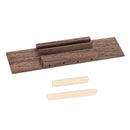 Rosewood Ukulele Bridge Set Bone And Nut Saddle Point For Ukulele Accessory