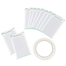 10 pieces 2mm Makeup Eyelash Storage Sticky False Eyelash Paper Card Rol OZ