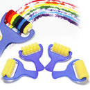 4Pcs Little Artist Rolling Pin Sponge Paint Brushes Kids Art Craft Drawing Tool