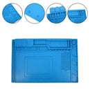 S-160 45x30cm Heat Insulation Silicone Pad Desk Mat Maintenance Platform Fo