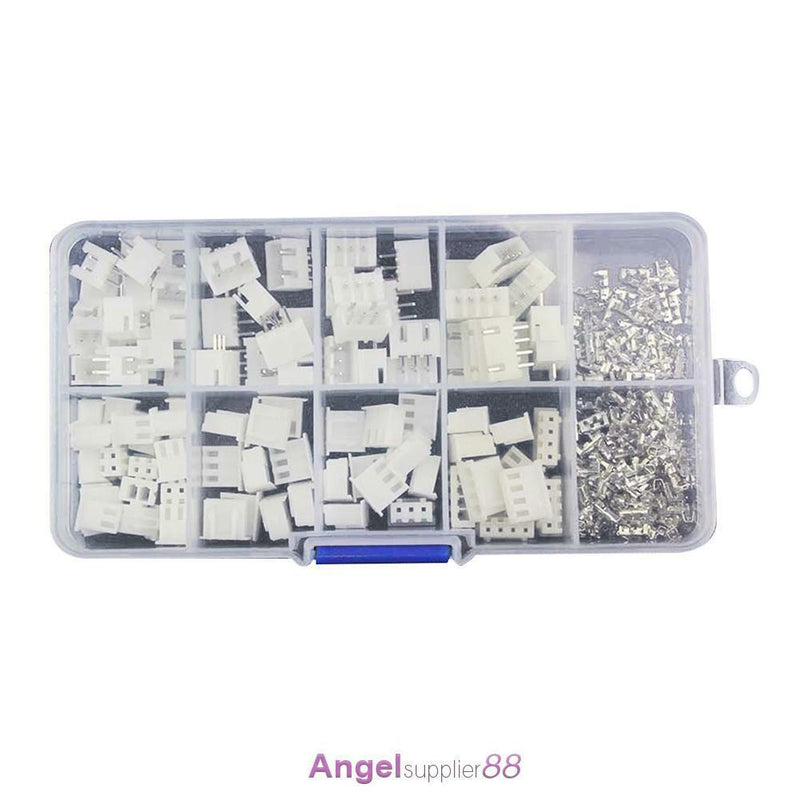 50pcs 2.54mm Kit in box Step Insulated Terminal Wire Connectors Adapter XH2P Kit