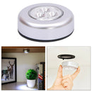 LED under Cabinet Light Indoor Tap Remote Dimmable Battery Book Table Night Lamp