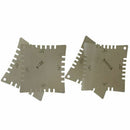 Guitar Notched Radius Gauges for Measuring Fingerboard Radius Pack Of 4pcs