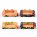 1PC Wooden Stool Furniture Fairy Garden Crafts Landscape Toys Courtyard Decor ME