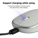 E100 3 Buttons 2.4G Wireless Mouse Notebook PC 1600DPI Rechargeable Quiet Mice