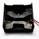 Batteries Storage Box Case DIY Holder for D SIZE batteries W/ Wire Lead 2 slot