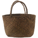 Casual Straw Bag Natural Wicker Tote Bags Women Braided Handbag For Garden