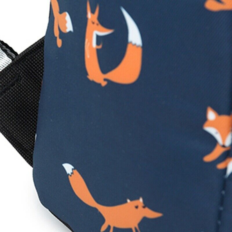 Cute Animal Fox Printing School Backpacks Waterproof Women Bag Laptop Backp M1R1