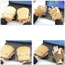 1 Pair Usb Powered Heated Gloves Cute Electric Winter Hands Warmer For Skii
