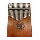 17 Keys Mahogany Wood Kalimba Thumb Finger Piano Musical Instrument (Lotus)