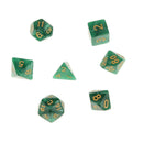 Pack of 14 Opaque Acrylic D20 D12 D10 D8 D6 D4 Dices Die for Dungeons and