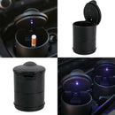 1X(Ashtray With Lid And Led Light For Cup Holder