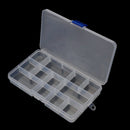 15 Lattices Portable Transparent Storage Holster Detachable Fishing Tackle Box