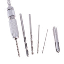 Mini Hand Drill Spiral Pin Vise Twist Chuck Manual Push Watch Jewelry Tool