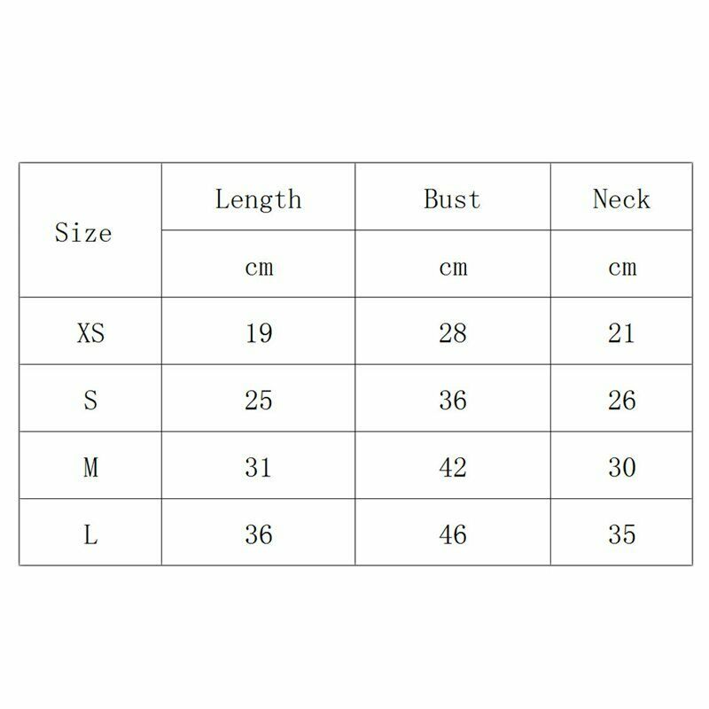 Dog Cat T-Shirt Clothes Vest Tee Cotton Puppy Pet Apparel Costume Coat Jack W6Y5