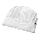 Unisex Hat Kitchen Chef Cap Adjustable Elastic Baker Cook Catering (White)