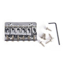 6 Saddle Hardtail Bridge Top Load 65mm Electric Guitar Bridge with 6pcs Screw Gw