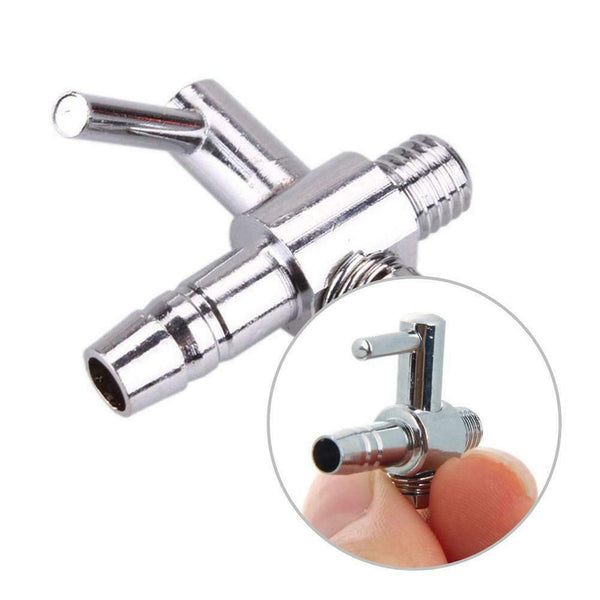 4Pcs Thread Stainless Steel Aquarium Air Flow Distributor Lever Control Valve t