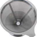 Reusable coffee filter holder stainless steel brew drip coffee funnel metal  JR
